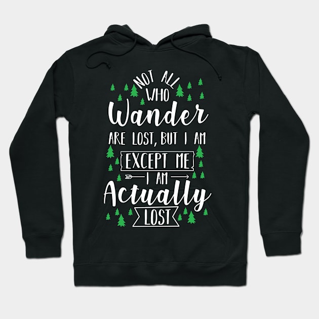 Hiking Funny Saying Hoodie by Shiva121